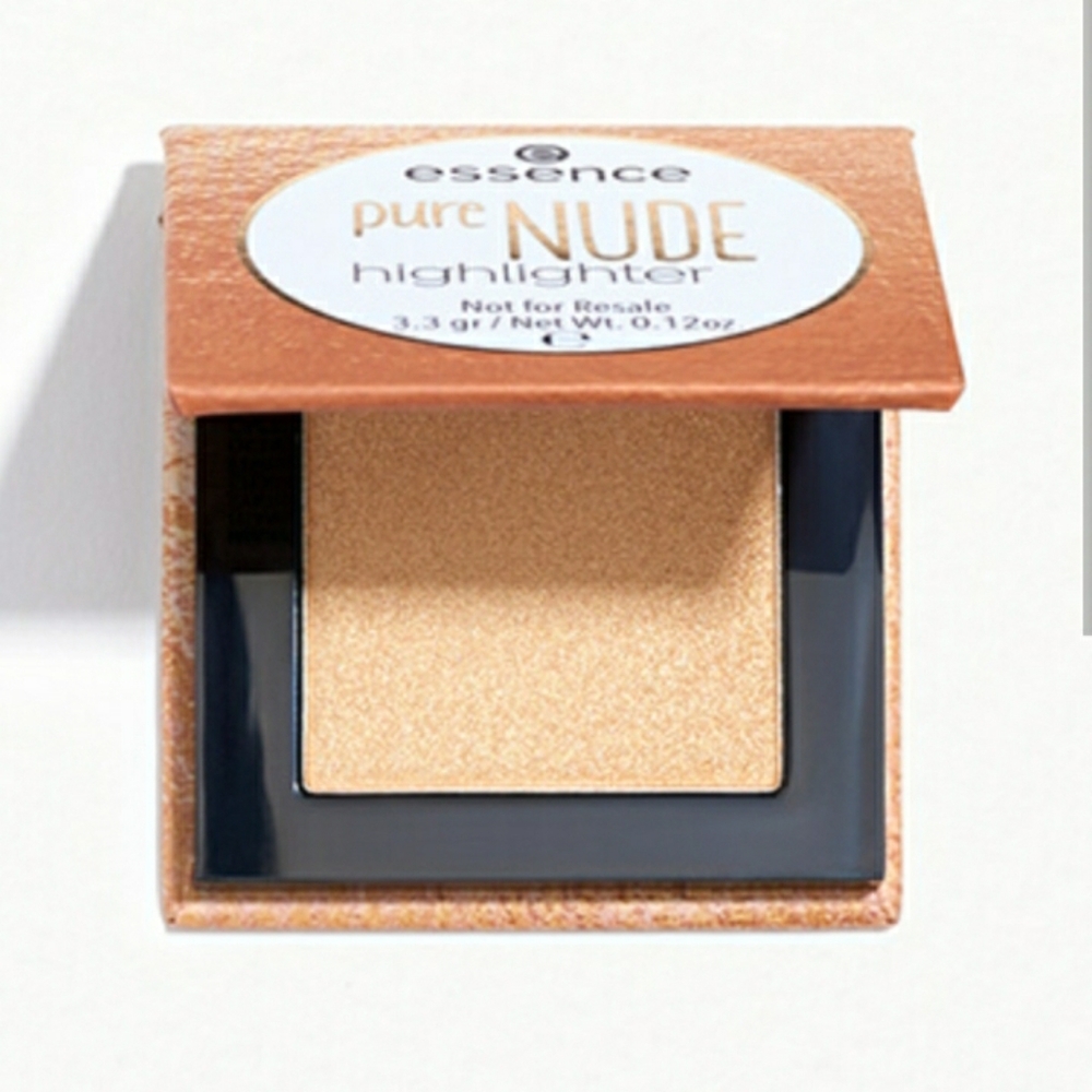 essence pure nude highlighter *NEW* popping champagne sheer shimmer VEGAN